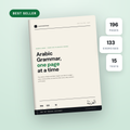 Arabic Grammar, One Page at a Time — 196 pages